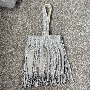 Viral Rhinestone Fringe Purse